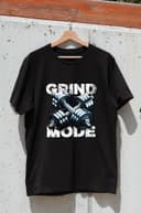 Grind Mode - Regular Black Tee 1